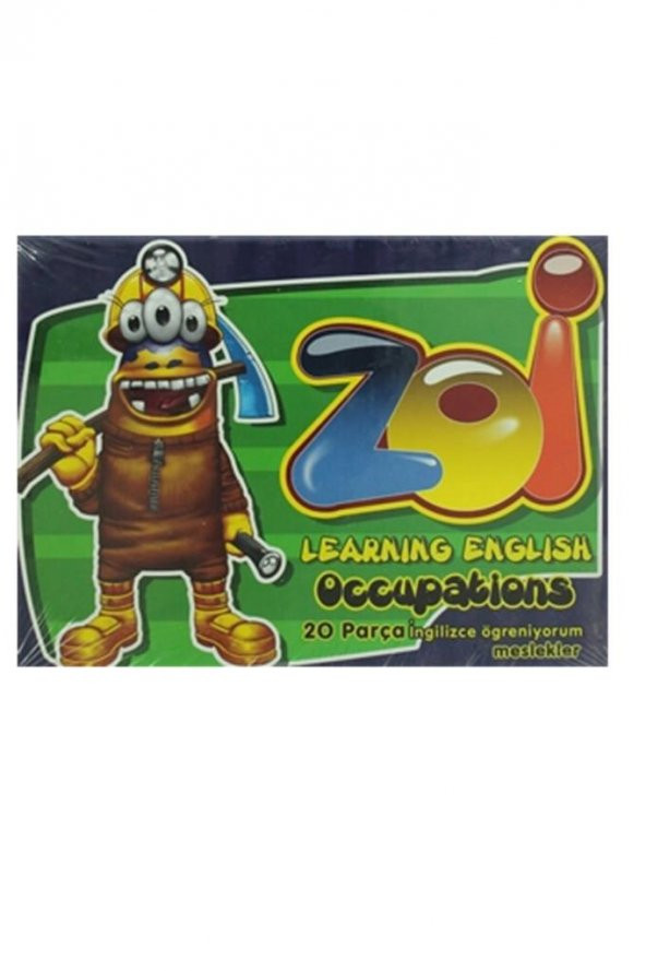 Gordion Junior Puzzle Eğitici Zoi İngilizce Meslekler 20 Parça 40240