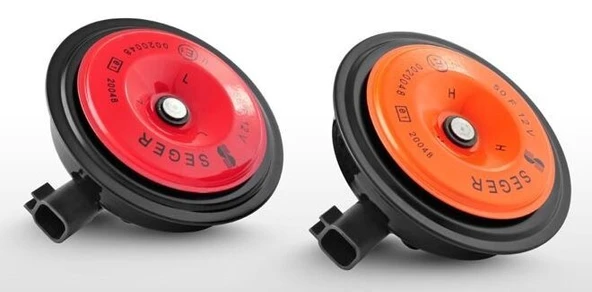 SEGER 50FO12.000.06 DİSK KORNA DİDİT ÇİFT 12V (FORD SOKETLİ) (DELPHI 1541 SOKET) ürün görseli 1