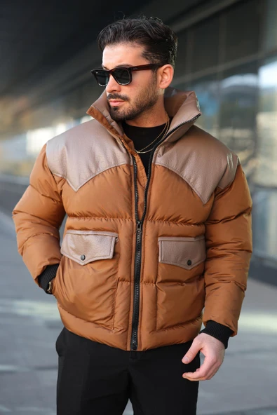 ERKEK ROBALI TORBA CEPLİ MONT - Resim 8