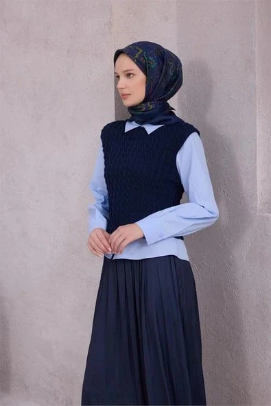 BELLİ TWİLL İPEK EŞARP 25KA4207-80 - Resim 2