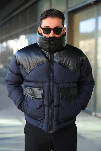 ERKEK ROBALI TORBA CEPLİ MONT - Resim 12