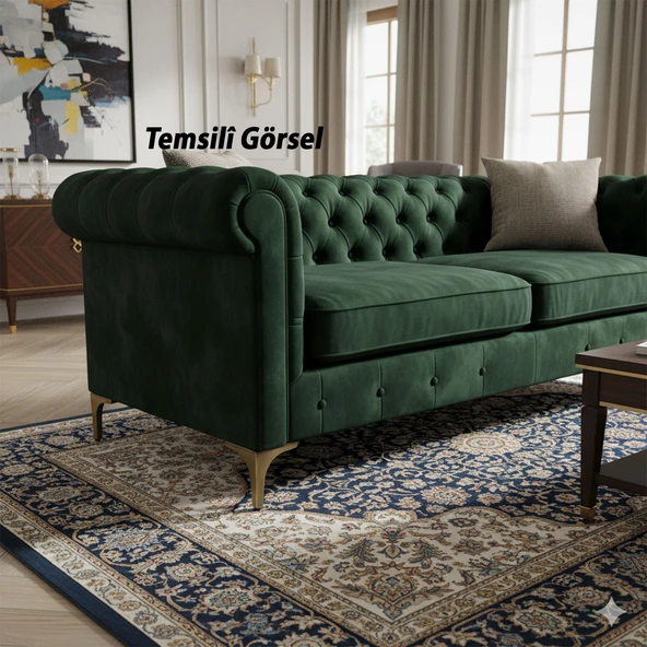 Metal Mobilya Ayağı Sağlam Tasarım Sehpa Masa Koltuk TV Ünitesi Destek Ayak 17 cm Antik Sarı 4 Adet - Resim 4