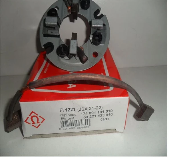 MEGA FI1221 12V KÖMÜR YUVASI FIAT DKŞ DOĞAN-ŞAHİN- DOBLO RENAULT R9-11  6×13X17,5  FIAT TİPİ  TOFAS FIAT FORD ANADOL RENAULT PEUGE ürün görseli 1