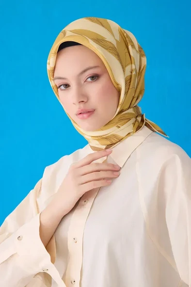 BELLİ TWİLL İPEK EŞARP 25YA4123-35 ürün görseli 1