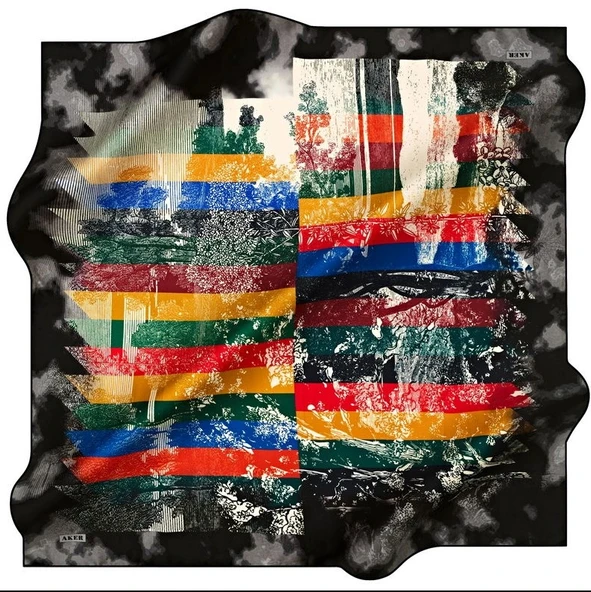 AKER SURA İPEK EŞARP 8582701-314 ürün görseli 1