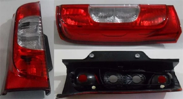 PLEKSAN STOP LAMBA SOL FIAT FIORINO PEUGEOT BIPPER-CITROEN NEMO / DİKEY AÇILAN KAPI /  (2008 >) (DUYSUZ) ürün görseli 1