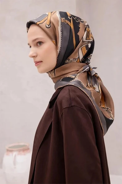 BELLİ TWİLL İPEK EŞARP 25KA4205-83 ürün görseli 1