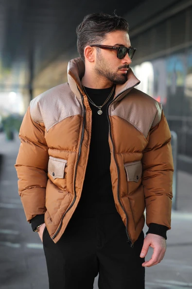 ERKEK ROBALI TORBA CEPLİ MONT - Resim 10