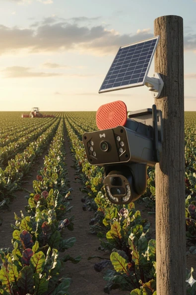 Okam Pro O-kam-3815E | 4G Destekli, Çift Lensli 6MP Güneş Enerjili PTZ Dış Mekan Kamera - Resim 3