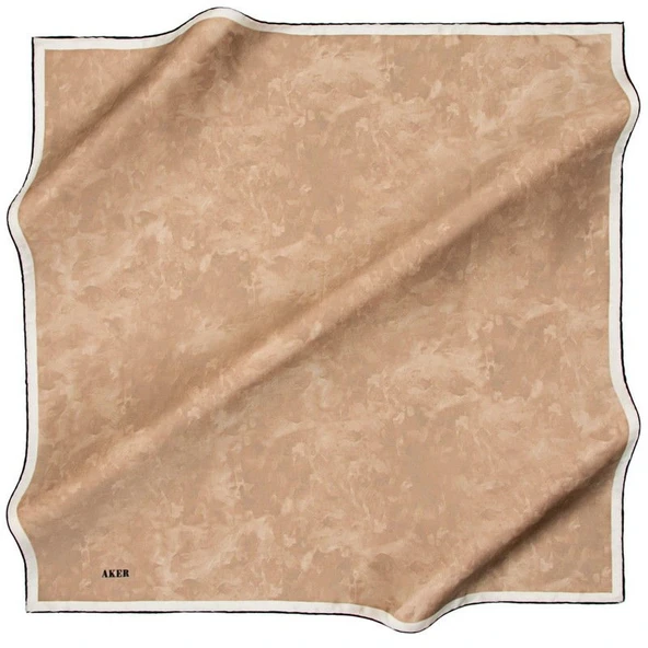 AKER BULUT DESEN SURA İPEK EŞARP 7208701-313 ürün görseli 1