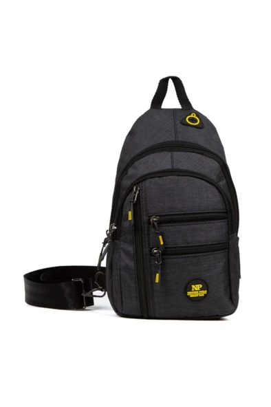 Newıshpolo 2234-26 Keten Kumaş BodyBag Küçük Boy Çapraz Çanta ürün görseli 1