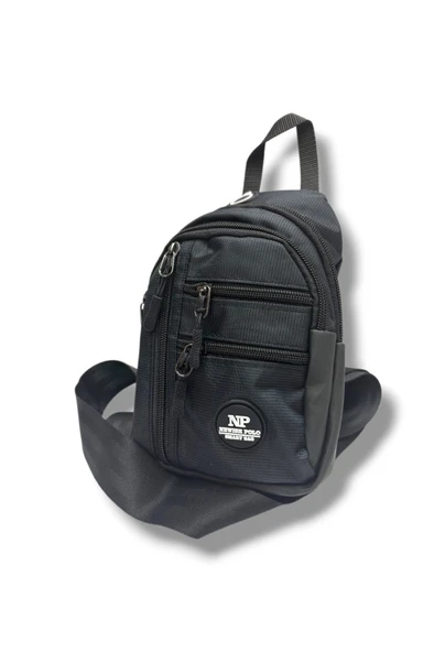 Newıshpolo 2234-26 Keten Kumaş BodyBag Küçük Boy Çapraz Çanta - Resim 4