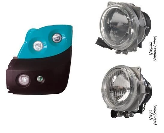 AYGERSAN FAR UZUN SPOT 12V BONE+KABLOLU ÇİZGİSİZ MERCEDES 403 PEUGEOT PREMIER TEMSA OTOKAR IVECO ürün görseli 1