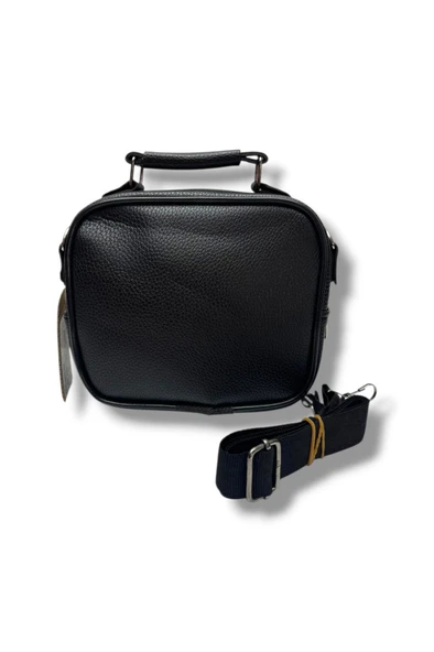 Alppino 9601-26 Baskı Deri Küçük Boy El Ve Omuz Askılı Erkek Çanta - Resim 3