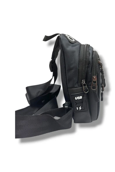 Newıshpolo 2234-26 Keten Kumaş BodyBag Küçük Boy Çapraz Çanta - Resim 6