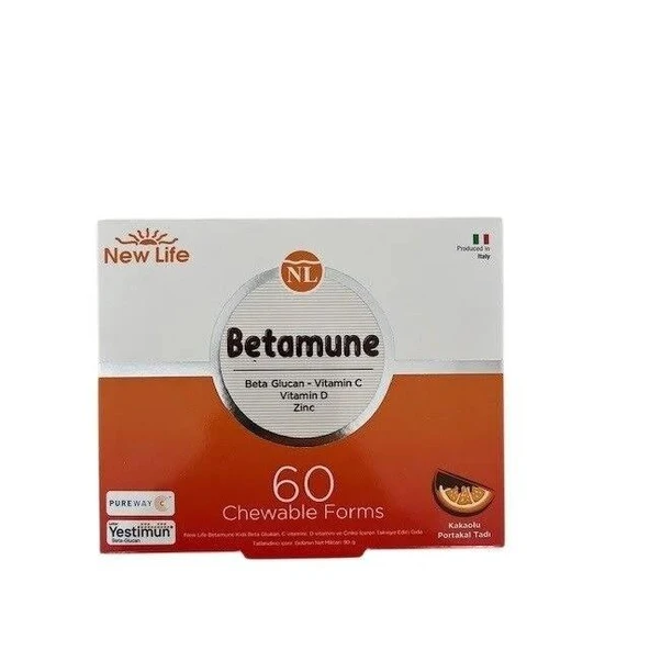 New Life Betamune 60 Çiğneme Tableti ürün görseli 1
