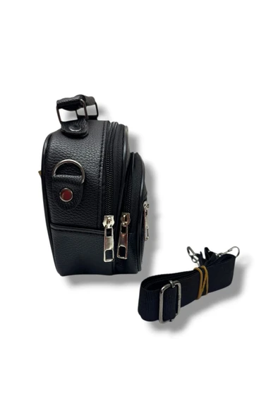 Alppino 9601-26 Baskı Deri Küçük Boy El Ve Omuz Askılı Erkek Çanta - Resim 2