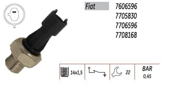 KLF YAĞ MÜŞÜRÜ YM.FIAT DOBLO-FIORINO-BIPPER-NEMO 1.4/1.6/1.8/1.3JTD / 1.3HDI BOXER -JUMPER-DUCATO 2.8D/2 ürün görseli 1