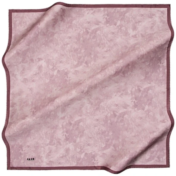 AKER BULUT DESEN SURA İPEK EŞARP 7208701-395 ürün görseli 1