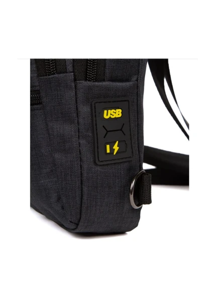 Newıshpolo 2234-26 Keten Kumaş BodyBag Küçük Boy Çapraz Çanta - Resim 2