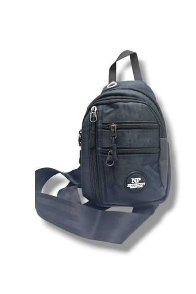 Newıshpolo 2234-26 Keten Kumaş BodyBag Küçük Boy Çapraz Çanta - Resim 5