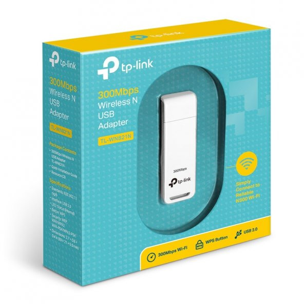 Tp-Lınk TL-WN821N 300MBPS USB Wıreless Adaptör - 3