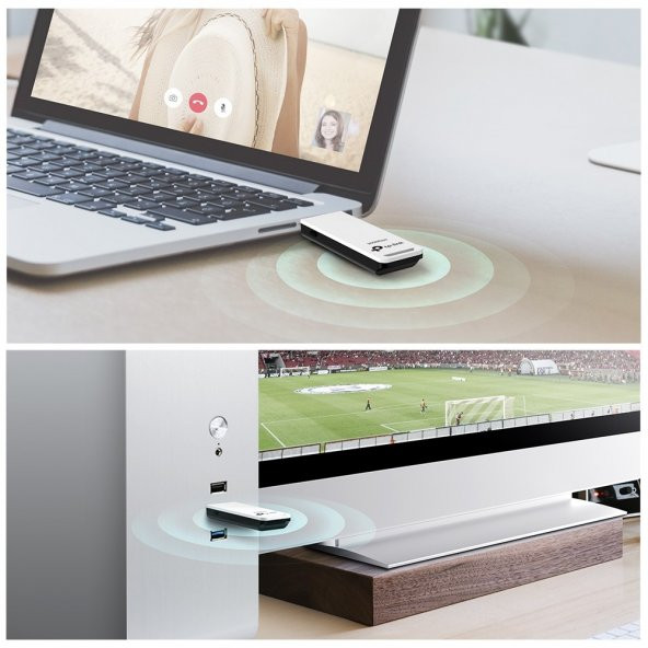 Tp-Lınk TL-WN821N 300MBPS USB Wıreless Adaptör - 4