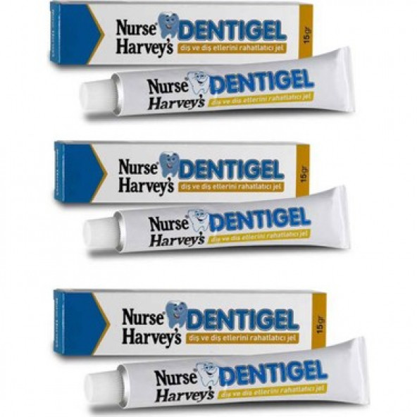 Dentigel Diş Eti Rahatlatıcı Jel 15 ml Üçlü