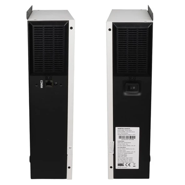 Powermaster CP-EF30 24V 125A 3000W Off-Grid Hibrit Saf Sinüs Güç İnverteri (MPPT Solar + AC Şarj) - Resim 4
