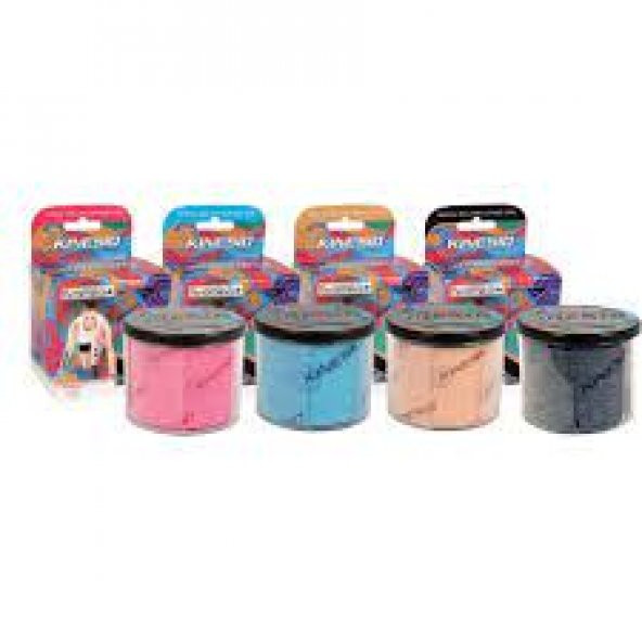 Kinesio Tape Tex Performance 5 cm x 5 m Logolu Band Siyah - 2