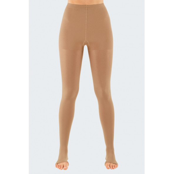 Duomed Külotlu/ccl2/açık Burun/ten Rengi/varis Çorabı - 2