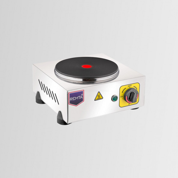 Remta Plt1 Tekli Set Üstü 1500 W Pleyt Isıtıcı Elektrikli Ocak 19 Cm Çap