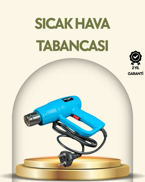 2000W Profesyonel 2 Kademeli Isı Tabancası Sıcak Hava Üfleme ürün görseli 1
