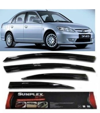 SUNPLEKS CAM RÜZGARLIĞI HONDA CIVIC 2001-2006 ÖN-ARKA SPORT STYLE ürün görseli 1