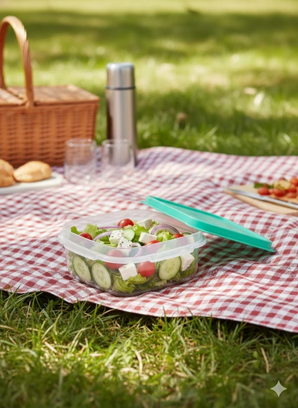 Çok Amaçlı Plastik Dikdörtgen Saklama Kabı - Resim 5