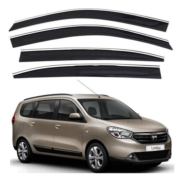 SUNPLEKS CAM RÜZGARLIĞI R.DACIA LODGY 2012-2017 ÖN-ARKA SPORT STYLE ürün görseli 1