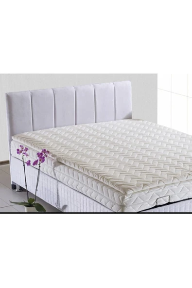 Anadolu Cotton Visco Ped Yer Yatağı Kapitoneli Dokumalı Pamuk Dokulu Yatak Şiltesi ürün görseli 1