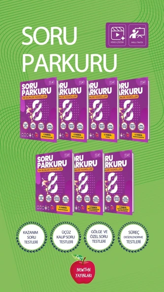 NEWTON YAYINLARI 8.SINIF LGS SORU PARKURU FEN BİLİMLERİ FASİKÜL SET ürün görseli 1