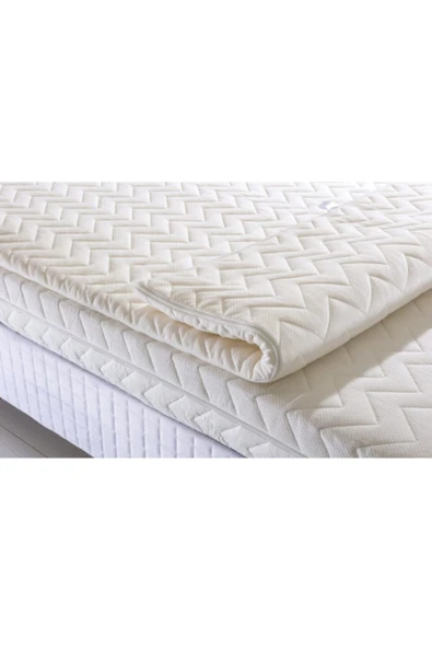 Anadolu Cotton Visco Ped Yer Yatağı Kapitoneli Dokumalı Pamuk Dokulu Yatak Şiltesi - Resim 2