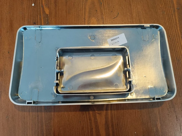 VİTRA GÖMME REZERVUAR BÜYÜK KUMANDA PANELİ MAT KROM 790-5085 - Resim 2