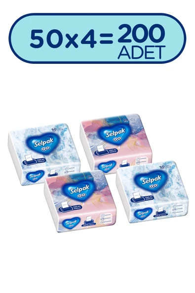 Selpak Go Çek-Al Havlu 4*50 Yaprak ürün görseli 1