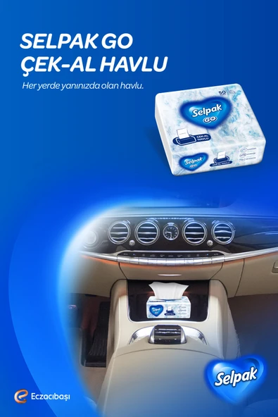 Selpak Go Çek-Al Havlu 4*50 Yaprak - Resim 4