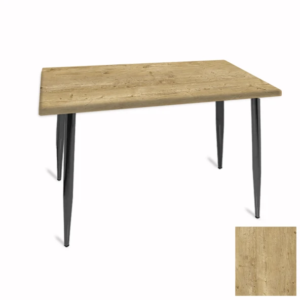 Manolya Mutfak Masası 80x120 ESB (Werzalit, Wermodin ve Allzalit Tabla) - Avalone Pine ürün görseli 1