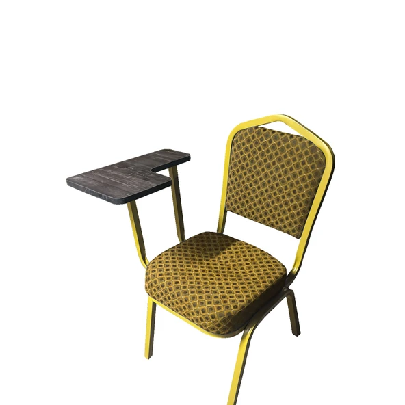 Hilton Yazı Tahtalı Sandalye - Kahve ürün görseli 1