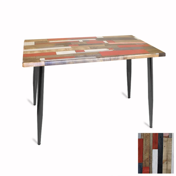 Manolya Mutfak Masası 80x120 ESB (Werzalit, Wermodin ve Allzalit Tabla) - Red Wood ürün görseli 1