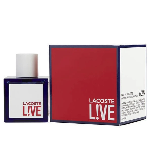 Lacoste Live Pour Homme EDT 60 ml Erkek Parfümü - Resim 2