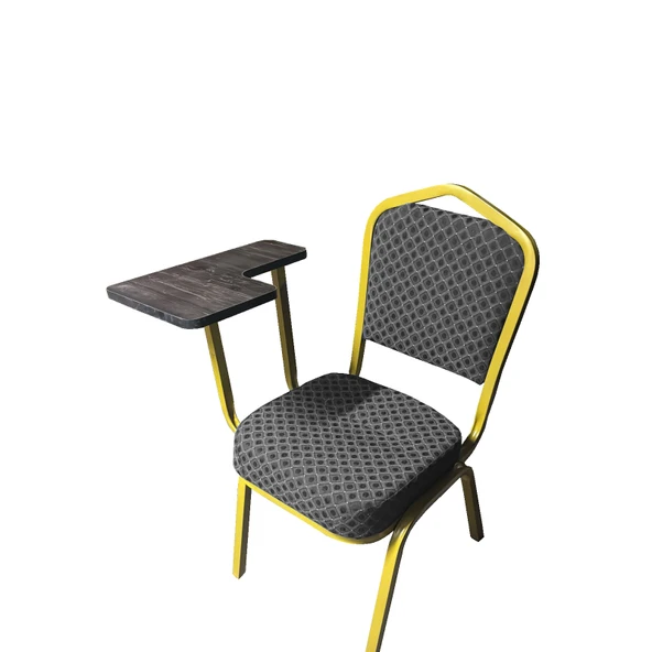 Hilton Yazı Tahtalı Sandalye - Kahve ürün görseli 1