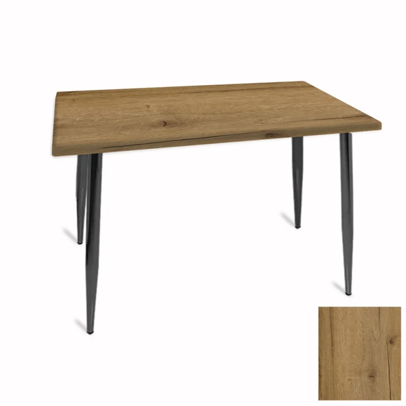 Manolya Mutfak Masası 80x120 ESB (Werzalit, Wermodin ve Allzalit Tabla) - Canyon Place Oak ürün görseli 1