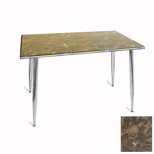 Manolya Mutfak Masası 80x120 Kromnikel (Werzalit, Wermodin ve Allzalit Tabla) - Karacabey Mermer ürün görseli 1