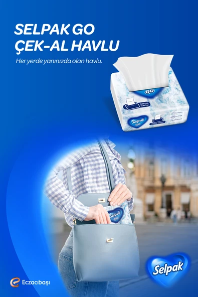 Selpak Go Çek-Al Havlu 4*50 Yaprak - Resim 2